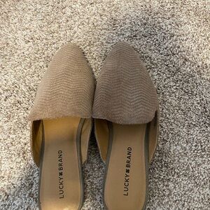 Lucky Brand Women's Brown Mules